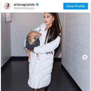 Wilfred The Duvet Coat White Large Long L SUPER PUFF